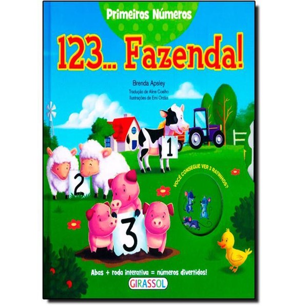 9788539411405 - 1 2 3... FAZENDA! - COLEÇÃO PRIMEIROS NÚMEROS - EQUIPE GIRASSOL