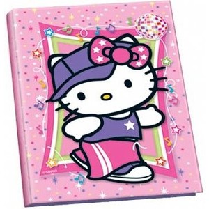 7891183009705 - 1/4 BROCHURA DURA SANRIO HELLO KITTY 1 MATÉRIAS 48 FOLHAS