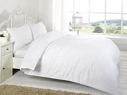 1000000008654 - FLYING CART EGYPTIAN COTTON 600 TC (3 PC DUVET SET) WHITE SOLID ALL SIZE (TIWIN)