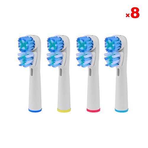 0010006105913 - GENERIC DUAL CLEAN REPLACEMENT BRUSH HEADS 4/8/12/16 COUNTS FOR ORAL B/BRAUN BRU