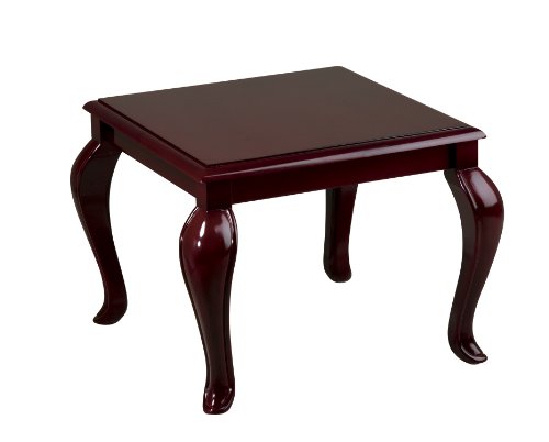 0100067543288 - MAHOGANY FINISH QUEEN ANN TRADITIONAL END TABLE