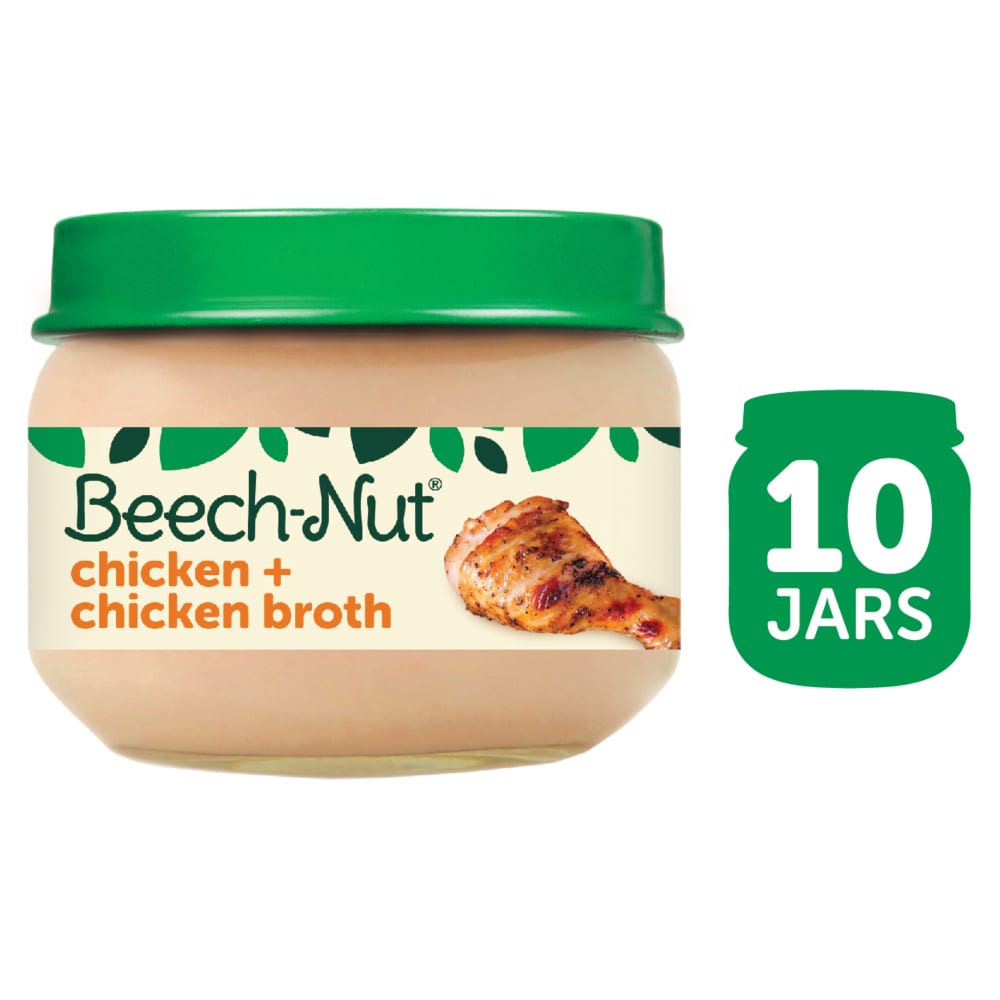 1005220009795 - BEECH-NUT CLASSICS CHICKEN & CHICKEN BROTH STAGE 1 BABY FOOD