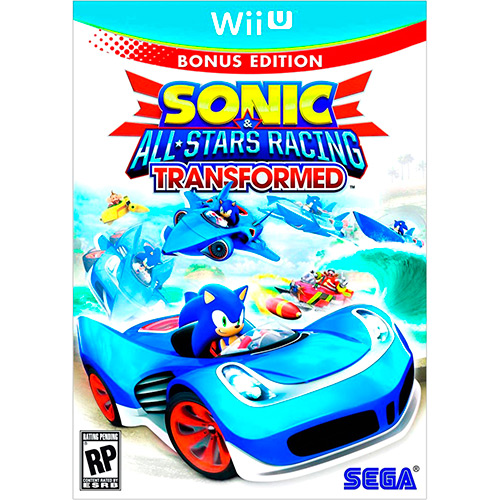0010086671018 - GAME SONIC & ALL STAR RACING: TRANSFORMED - WII U