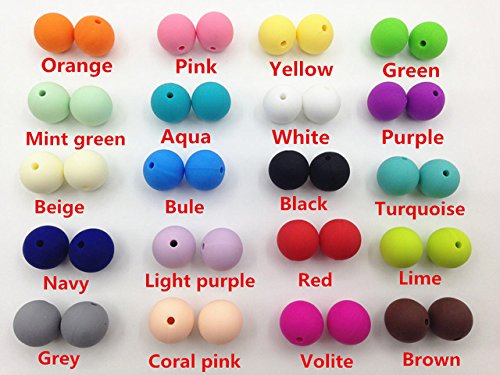 1010132113317 - 100PCS/LOT FOOD GRADE SILICONE TEETH BEADS DIY NECKLACES BABY BRACELETS BABIES CHEWING JEWELRY TEETHERS NECKLACES MOM JEWELRY