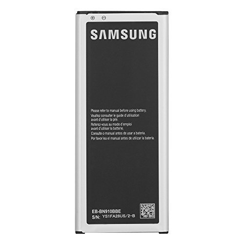 1014749832715 - SAMSUNG NOTE 4 OEM ORIGINAL STANDARD LI-ION BATTERY 3220MAH FOR GALAXY NOTE 4 - NON-RETAIL PACKAGING - BLACK/SILVER (CERTIFIED REFURBISHED)