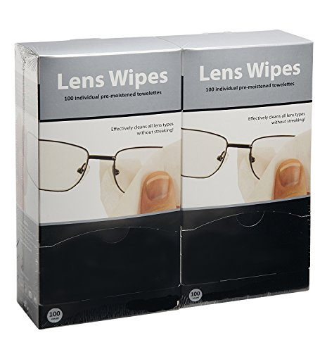 0010164522867 - LEADER 34409TWIN ULTRA-SOFT LENS WIPES AND TOWELETTES, 9.25 X 2.5 X 9, PACK OF 2