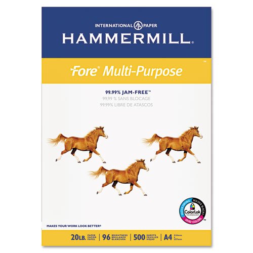 0010199003034 - HAMMERMILL FORE MP, 20LB, A4 SIZE 210MM X 297MM (8-3/10 X 11-7/10), 96 BRIGHT, 500 SHEETS/1 REAM