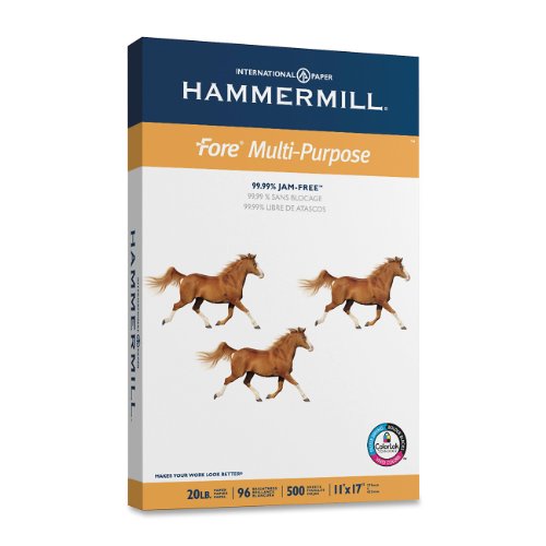 0010199003195 - HAMMERMILL FORE MP, 20LB, 11 X 17, LEDGER, 96 BRIGHT, 500 SHEETS/1 REAM