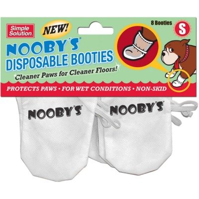 0010279105061 - SIMPLE SOLUTION NOOBY'S DISPOSABLE DOG BOOTY WHITE MEDIUM 60 LB