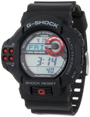 0102930372391 - CASIO MEN'S GDF100-1A G-SHOCK SPORT WATCH WITH BLACK RESIN BAND