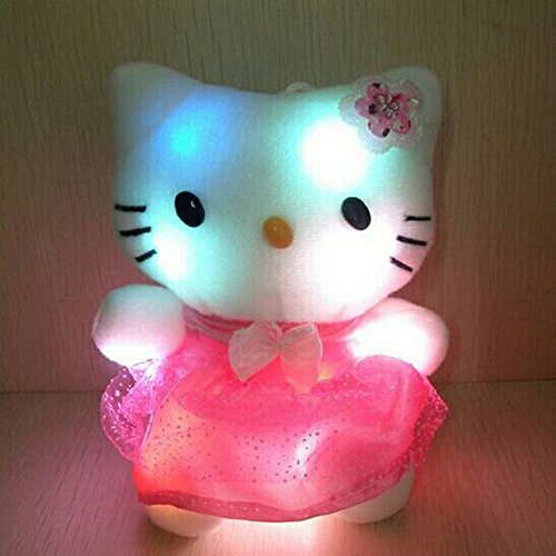 0102998377895 - NEW STYLES COLORFUL GLOWING PLUSH TOY LUMINOUS ANIMAL TEDDY BEAR PLUSH DOLL FOR GIRL BABY BIRTHDAY GIFT LOVELY DOLLS FOR BABY.