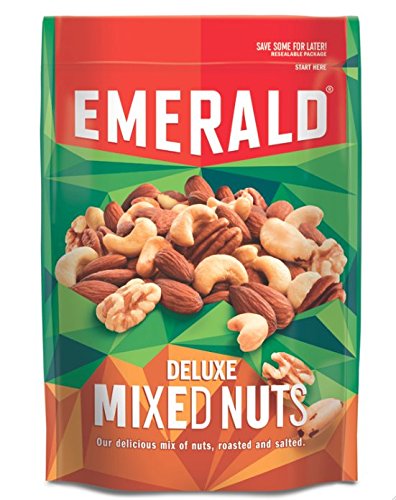 0010300536642 - EMERALD DELUXE MIXED NUTS, STAND UP RESEALABLE BAG, 5 OUNCE