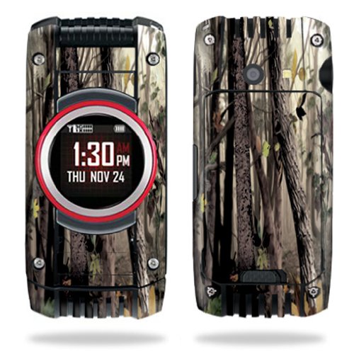 0010315548746 - MIGHTYSKINS PROTECTIVE VINYL SKIN DECAL COVER FOR CASIO G'ZONE RAVINE 2 C781 B GZONE VERIZON ANDROID CELL PHONE STICKER SKIN -TREE CAMO