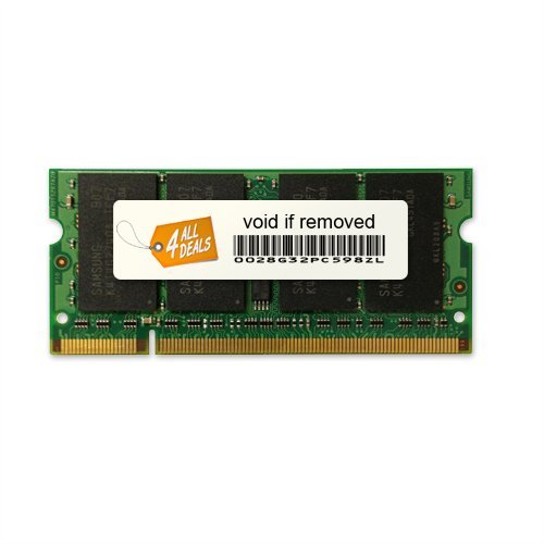 0010315976754 - 4GB (2X2GB) MEMORY RAM COMPATIBLE WITH DELL INSPIRON 400 (ZINO HD) NOTEBOOK (DDR2-800MHZ 200-PIN DIMM)