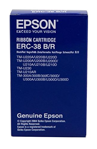 0001034381264 - EPSON EPSERC38BR COLOR CARTRIDGE, BLACK/RED