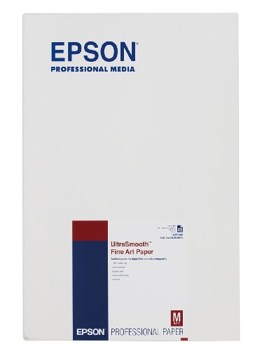 0010343849365 - EPSON ULTRASMOOTH FINE ART PAPER, 13 X 19 INCH, 25 SHEETS (S041896)