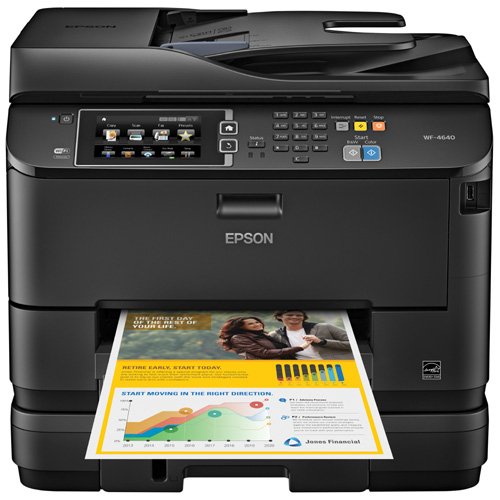 0010343908192 - EPSON WORKFORCE PRO WF-4640 WIRELESS COLOR ALL-IN-ONE INKJET PRINTER WITH SCANNER AND COPIER
