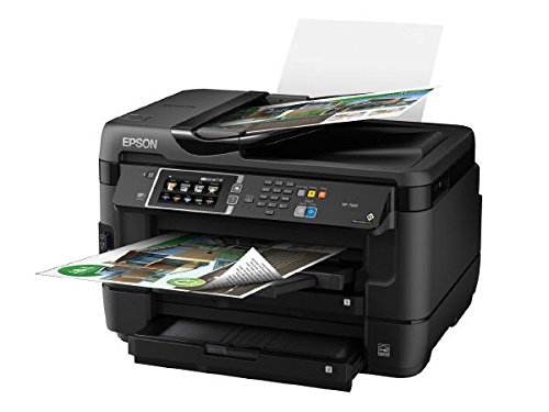 0010343908222 - EPSON WORKFORCE WF-7620 WIRELESS COLOR ALL-IN-ONE INKJET PRINTER WITH SCANNER AND COPIER