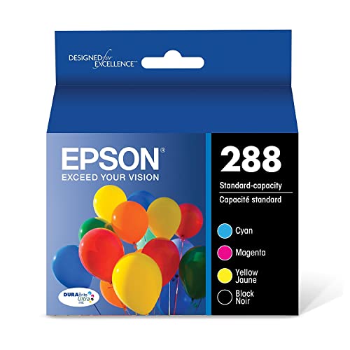 0010343923034 - EPSON - 288 COMBO PACK 4-PACK INK CARTRIDGES