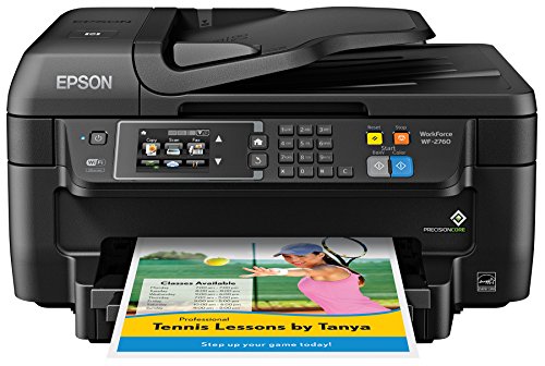 0010343928848 - EPSON WORKFORCE WF-2760 ALL-IN-ONE WIRELESS COLOR PRINTER WITH SCANNER, COPIER,