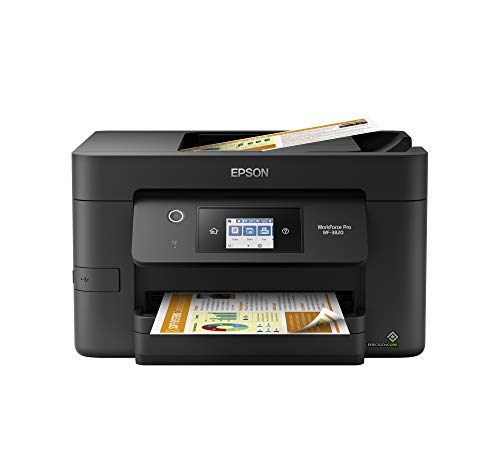 0010343954397 - EPSON WORKFORCE PRO WF-3820 WIRELESS ALL-IN-ONE PRINTER WITH AUTO 2-SIDED PRINTING, 35-PAGE ADF, 250-SHEET PAPER TRAY AND 2.7 COLOR TOUCHSCREEN