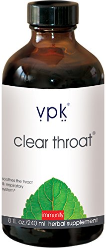 0010415010259 - CLEAR THROAT - FAST ACTING THROAT SYRUP | 8 FL. OZ. | NATURAL THROAT SOOTHER