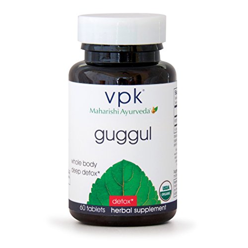 0010415153130 - ORGANIC GUGGUL - KULREET CHAUDHARY THE PRIME | 60 HERBAL TABLETS | REJUVENATE & CLEANSE THE LYMPH SYSTEM | STRENGTHENS JOINT MOBILITY | LIVER DETOX
