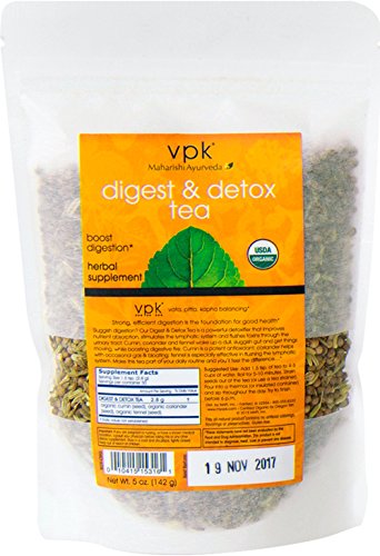 0010415153161 - ORGANIC DIGEST & DETOX TEA - KULREET CHAUDHARY THE PRIME | 5 OZ. (142G) | POWERFUL DETOXIFIER | FLUSH TOXINS FROM URINARY TRACT | STIMULATES THE LYMPHATIC SYSTEM