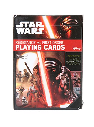 0010458460103 - STAR WARS: THE FORCE AWAKENS RESISTANCE VS. FIRST ORDER PLAYING CARDS