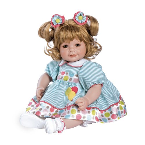 0010475140163 - ADORA TODDLER CUDDLY & WEIGHTED 20PLAY DOLL- UP, UP AND AWAY, SANDY BLONDE HAIR/HAZEL EYES- AGES 6+