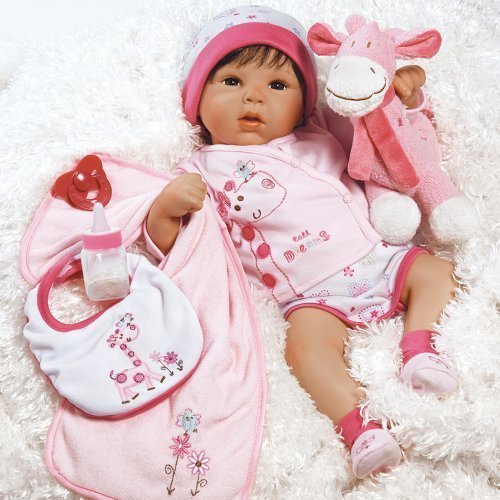 0010475217315 - PARADISE GALLERIES LIFELIKE REALISTIC BABY DOLL, TALL DREAMS GIFT SET ENSEMBLE, 19-INCH WEIGHTED BABY, FOR AGES 3+