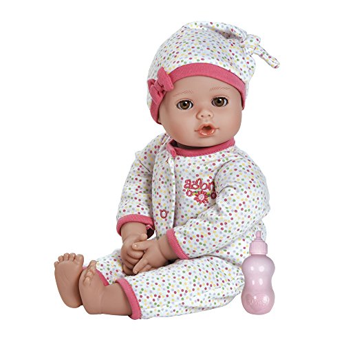 0010475230031 - ADORA PLAYTIME BABY - DOT, 13 WASHABLE SOFT BODY PLAY DOLL FOR CHILDREN 12 MONTHS & UP, WITH BOTTLE