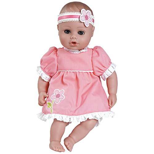 0010475230093 - ADORA PLAYTIME BABY- GARDEN PARTY - 13 WASHABLE SOFT BODY PLAY DOLL FOR CHILDREN 12 MONTHS & UP, WITH PINK DRESS AND BOTTLE