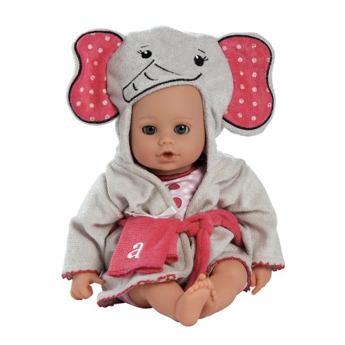 0010475253108 - ADORA BATHTIME ELEPHANT 13 GIRL WASHABLE PLAY DOLL WITH OPEN/CLOSE EYES FOR CHILDREN 1+ SOFT CUDDLY HUGGABLE QUICKDRI BODY FOR WATER FUN TOY