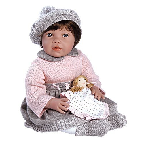 0010475314915 - PARADISE GALLERIES TODDLER BABY DOLL, BABY JENNA, 20 INCH WEIGHTED DOLL IN VINYL