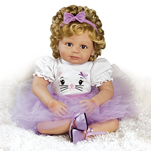 0010475316018 - PARADISE GALLERIES LIFELIKE TODDLER BABY DOLL - MISS KITTY KATE, 22 INCH DOLL IN GENTLETOUCH VINYL
