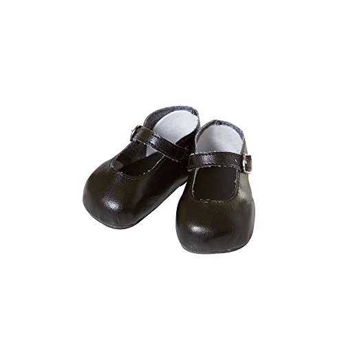 0010475720129 - BLACK MARY JANES DOLL SHOES - DOLL CLOTHES BY ADORA DOLLS