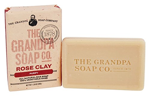 0010486009053 - GRANDPA SOAP CO- ROSE CLAY (1.35 OZ)