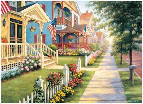 0010563086823 - COUNTRY HOMES 1000 PIECE PUZZLE