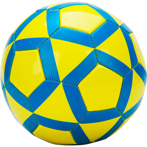 Bola De Futebol Azul E Amarelo Costurada Dne em Promoção na Americanas