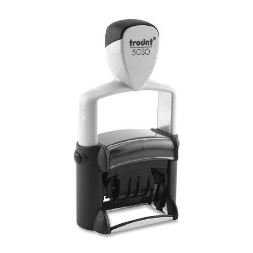0010736050026 - TRODAT PROFESSIONAL SELF-INKING DATE STAMP, STAMP IMPRESSION SIZE: 3/8 X 1-5/8 INCHES, BLACK (T5030)