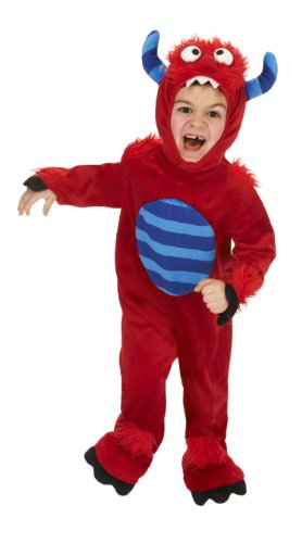 0010793180872 - JUST PRETEND KIDS RED MONSTER ANIMAL COSTUME, LARGE