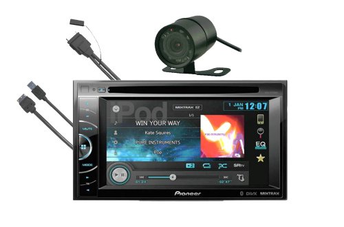 0001080046810 - PIONEER AVH-X2500BT IN-DASH 6.1 TOUCHSCREEN DVD/USB/MP3 CAR STEREO RECEIVER WITH BLUETOOTH, IPOD CONTROLS (FREE I-POD CABLE & REAR VIEW CAMERA)
