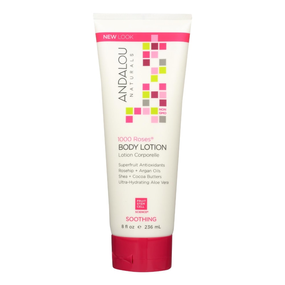 1085997502019 - ANDALOU NATURALS SOOTHING BODY LOTION - 1000 ROSES - 8 OZ