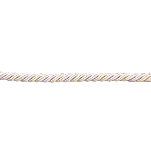 0010900024303 - CORD POLYESTER CORD WITHOUT LIP FOR HOME DECOR, 3/8-INCH, DARK BEIGE/LIGHT BEIGE