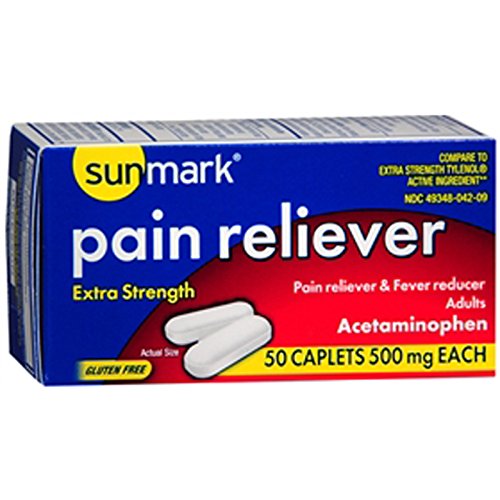 0010939249333 - PAIN RELIEVER 500 MG, 50 CAPLETS,1 COUNT