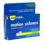 0010939538338 - MOTION SICKNESS 50 MG, 12 TABLET,1 COUNT