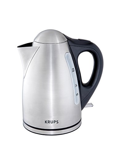 0010942218203 - KRUPS BW720D PERFORMA STAINLESS STEEL ELECTRIC KETTLE, 1.7-LITER, SILVER