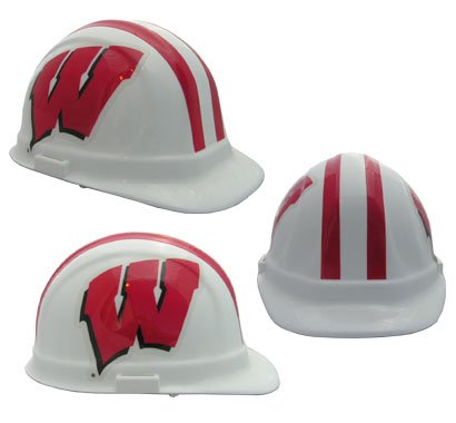 0010943242689 - NCAA UNIVERSITY OF WISCONSIN PACKAGED HARD HAT