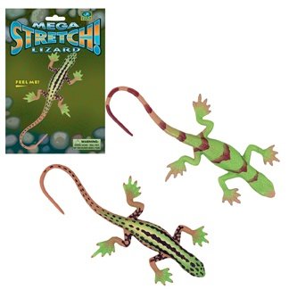 0010984000736 - PLAY VISIONS MEGA STRETCH LIZARD ACTION FIGURE